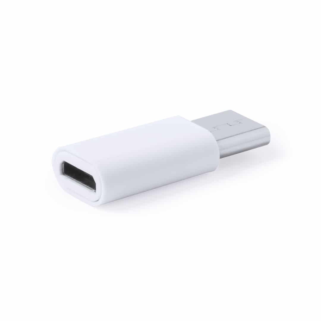 Adaptateur universel avec port USB Type A publicitaire Skroos