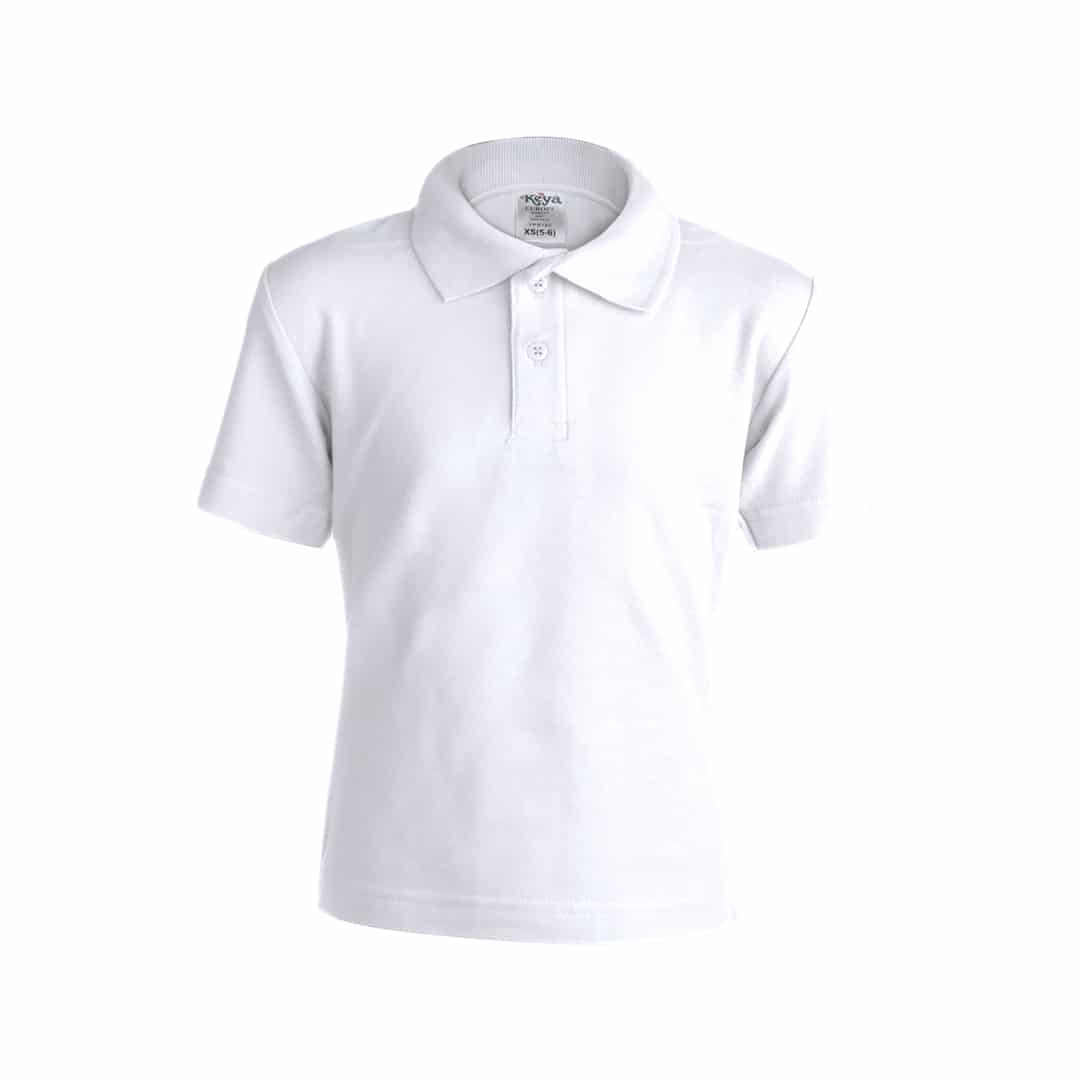 Miniature 4 pour Polo Enfant Blanc "keya" Meqapa - personnalisable