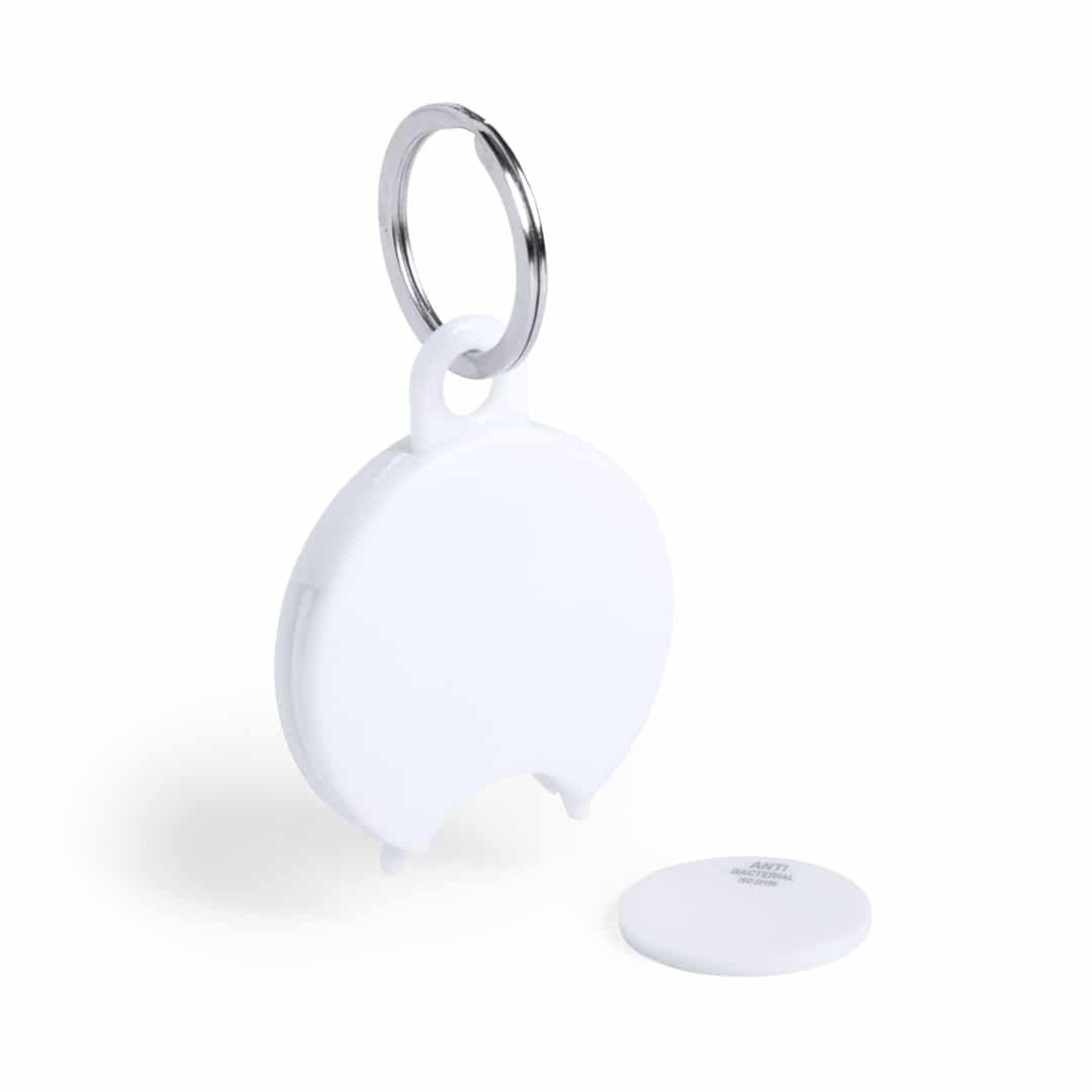 Miniature 1 pour Porte-Clés Monnaie Antibactérien Zobozuxa - personnalisable