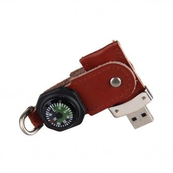 Miniature 3 pour Cle USB Cuir Boussole
