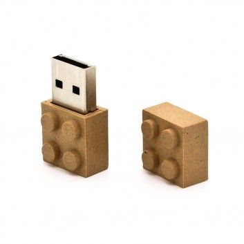 Miniature 3 pour Cle USB Brique Biodegradable