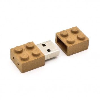 Miniature 6 pour Cle USB Brique Biodegradable