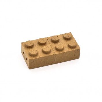 Miniature 1 pour Cle USB Brique Biodegradable