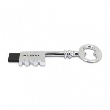 Miniature 5 pour Cle USB Clef Chateau Métal Argent