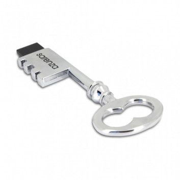 Miniature 9 pour Cle USB Clef Chateau Métal Argent