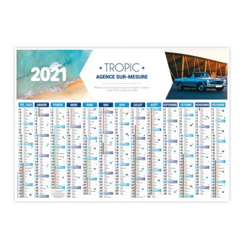 Miniature 2 pour Calendrier Bancaire Rigide Médium