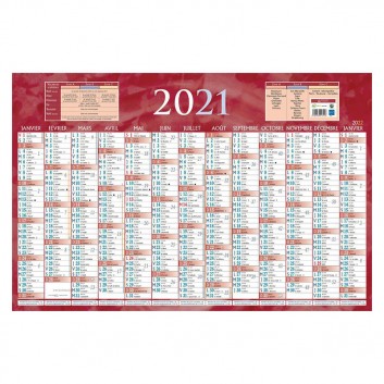 Miniature 2 pour Calendrier Bancaire Rigide Grand