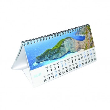 Miniature 2 pour Calendrier Chevalet à Spirale Rectangle