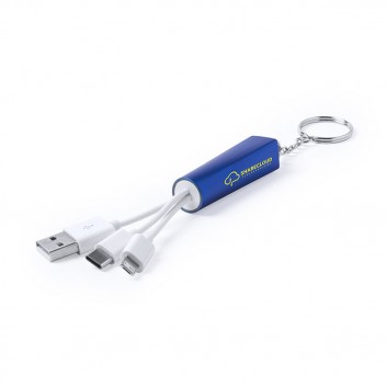 Miniature 2 pour Cable 3 en 1 Metal Lumineux