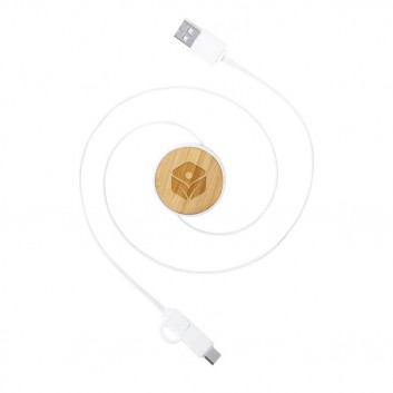 Miniature 3 pour Cable 3 en 1 Bambou Rétractable