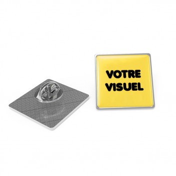 Miniature 3 pour Pin's Métal Carré