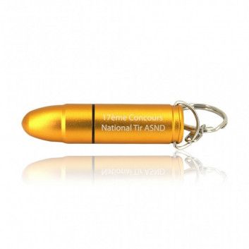 Miniature 2 pour Cle USB Balle Pistolet Or