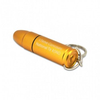 Miniature 3 pour Cle USB Balle Pistolet Or