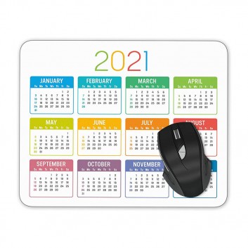 Miniature 1 pour Tapis de Souris Calendrier 12 Feuilles