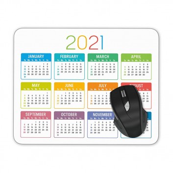 Tapis de Souris Calendrier 12 Feuilles personnalisable - E-dkado-pro