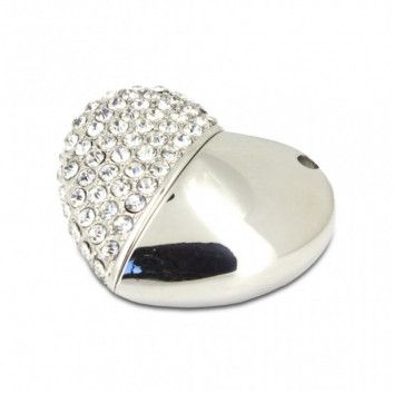 Miniature 4 pour Cle USB Coeur Metal Strass