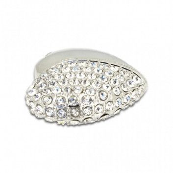 Miniature 5 pour Cle USB Coeur Metal Strass