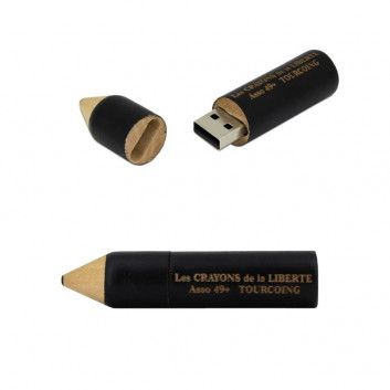Miniature 1 pour Cle USB Crayon Papier