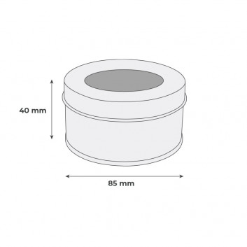 Miniature 2 pour Boite ronde Couvercle transparent