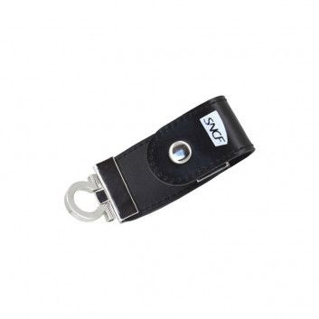 CLES USB REF 285 SC simili cuir 2 Go publicitaires PMP DIFFUSION