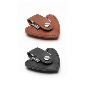 Miniature 2 pour Cle USB Cuir Coeur