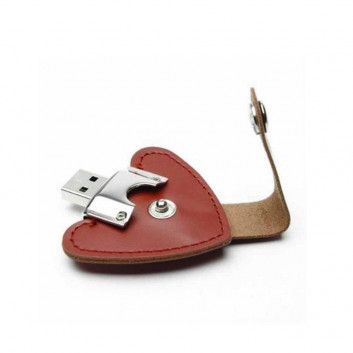 Miniature 4 pour Cle USB Cuir Coeur