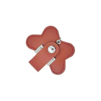 Miniature 1 pour Cle USB Cuir Fleur