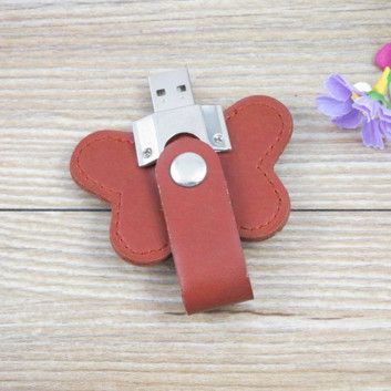 Miniature 3 pour Cle USB Cuir Fleur