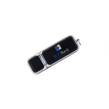 Miniature 1 pour Cle USB Cuir Metal