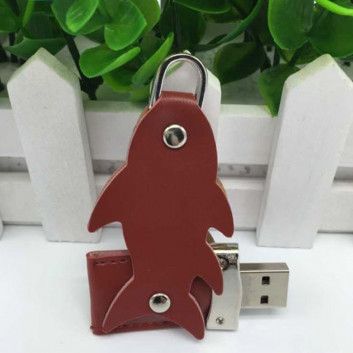 Miniature 6 pour Cle USB Cuir Poisson