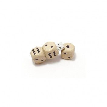 Miniature 4 pour Cle USB Dés en Bois