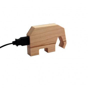 Miniature 3 pour Cle USB Elephant Bois Massif