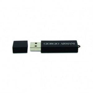 Visuel Cle USB Glacee Noir Mat