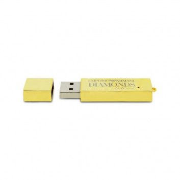 Miniature 2 pour Cle USB Glacée Or