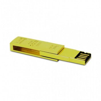 Miniature 8 pour Cle USB Gold Pivotante