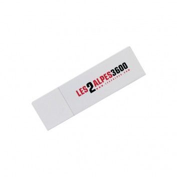 Miniature 4 pour Cle USB Luxe Blanche
