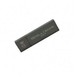 Visuel Cle USB Luxe Noir Brillant
