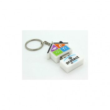 Miniature 4 pour Cle USB Maison PVC 2D