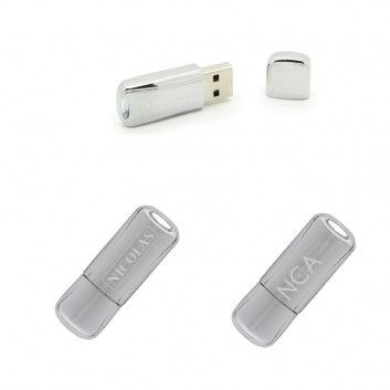 Miniature 1 pour Cle USB Metal Courbe