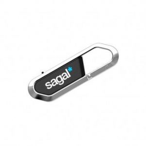 Visuel Cle USB Mousqueton Luxe Métal