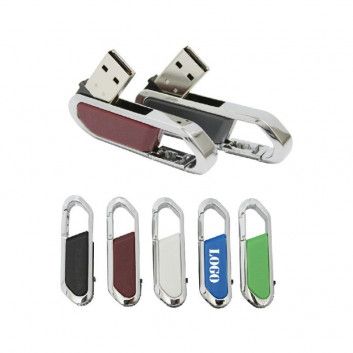 Miniature 5 pour Cle USB Mousqueton Luxe Métal