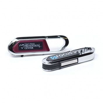 Miniature 6 pour Cle USB Mousqueton Luxe Métal