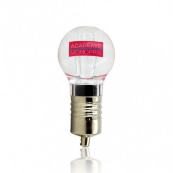 Miniature 1 pour Cle USB Ampoule Transparente