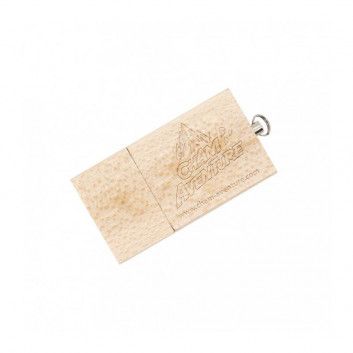 Miniature 2 pour Cle USB Bois Carre Slim