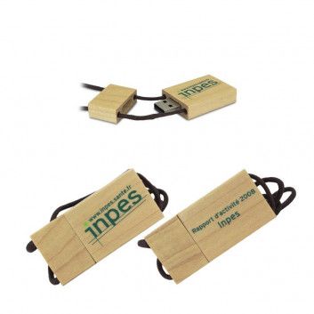 Miniature 2 pour Cle USB Bois Classique