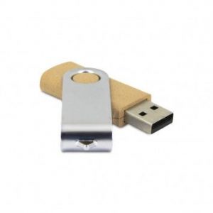 Visuel Cle USB Pivotante Alu Biodegradable