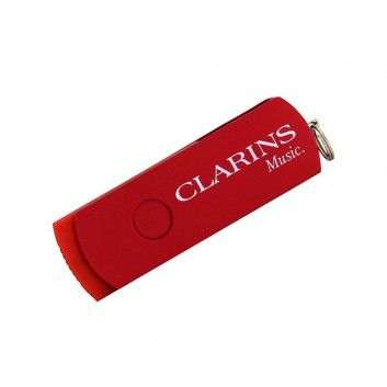Miniature 1 pour Cle USB Pivotante Aluminium Lisse