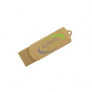 Visuel Cle USB Pivotante Biodegradable