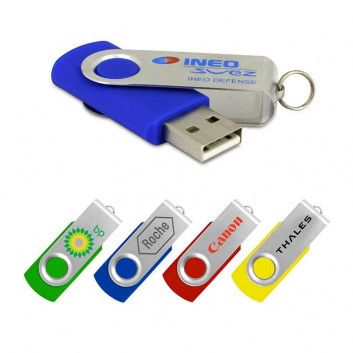 Miniature 6 pour Cle USB Pivotante Petit Budget