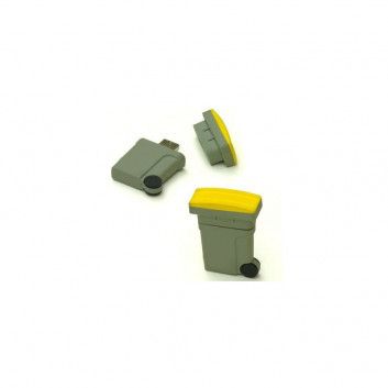 Miniature 1 pour Cle USB Poubelle Verte